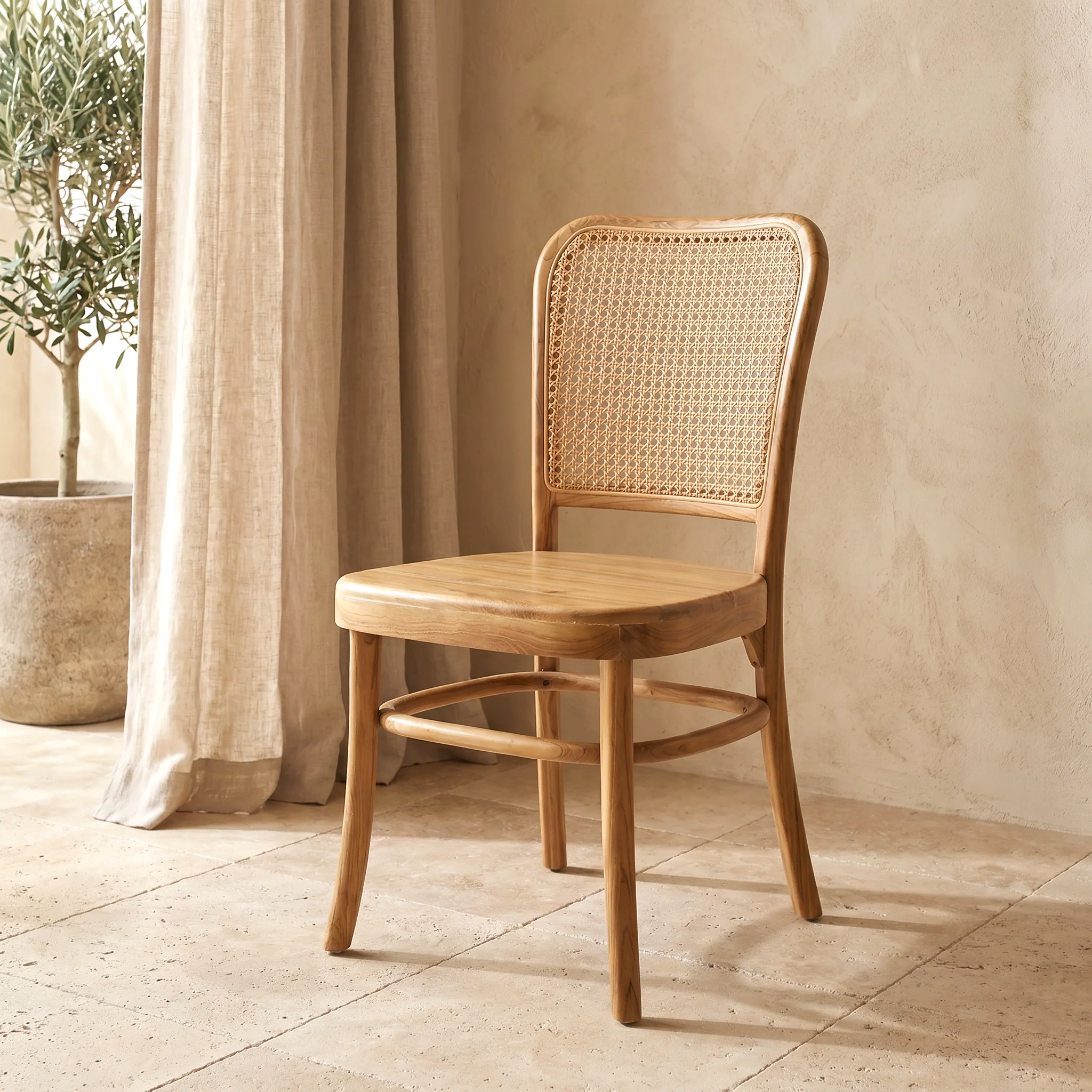Teak Aura Ahşap Sandalye