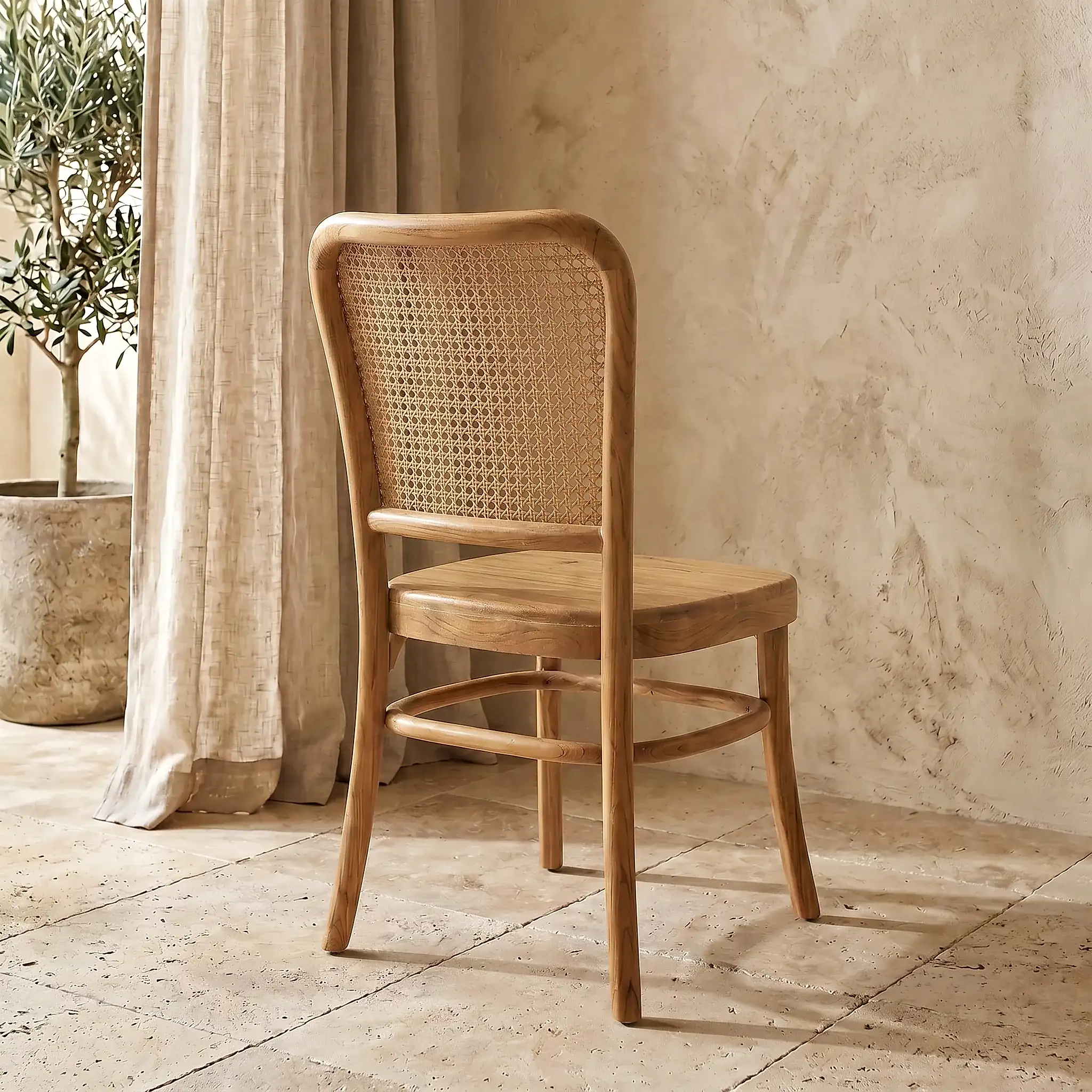 Teak Aura Ahşap Sandalye