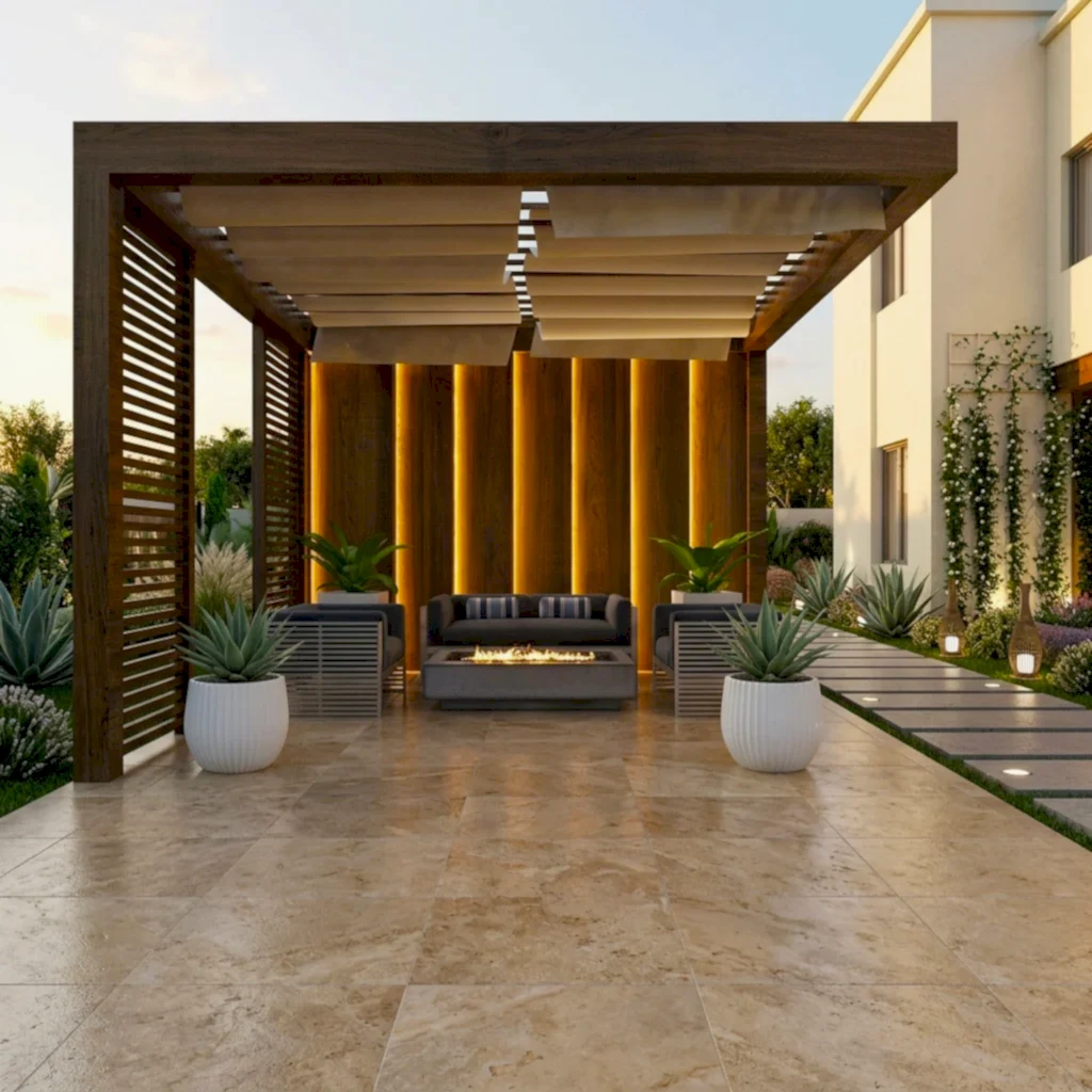 Rolling Ahşap Pergola