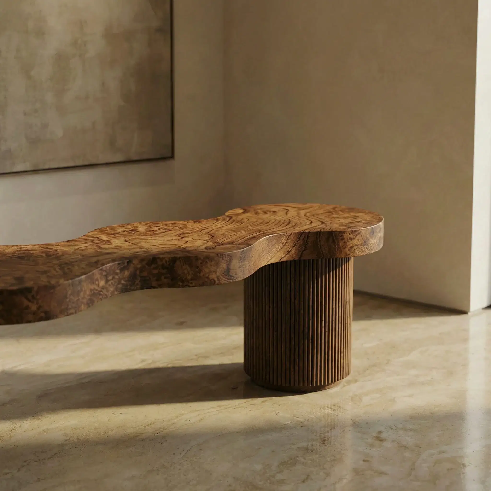 Slyvester Ahşap Bench 3